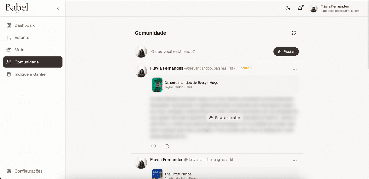 Comunidade de Leitores